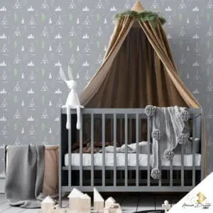 Carrinho | dcorando Dcorando coleção ambiente decorado infantil cinza cacto com cabana
