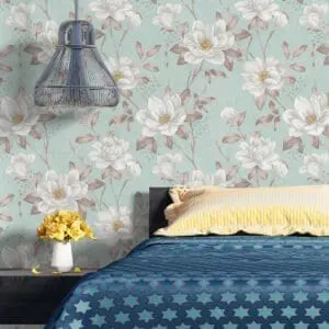 Adesivo de parede dcorando floral frescor