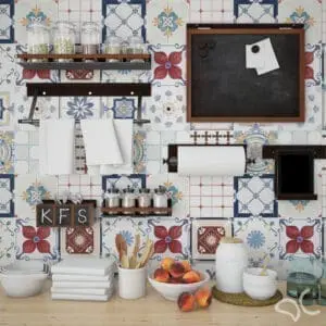 Revestimento adesivo azulejo dcorando