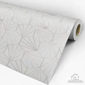 Carrinho | dcorando Papel de parede quarto prata e cinza