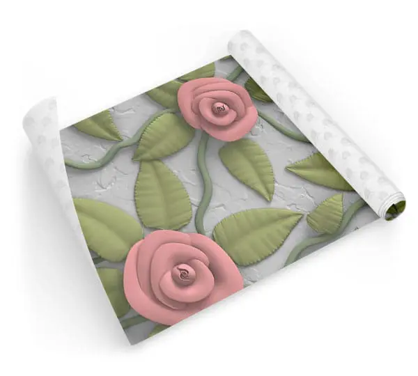 Papel folhagem adesivo 3D Autocolante Dcorando