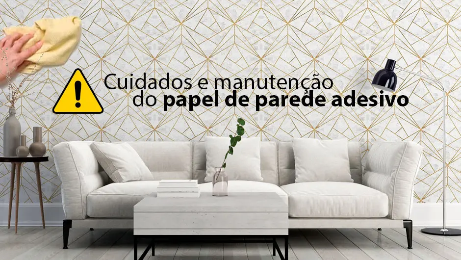 Transforme sua sala com papel de parede adesivo: dicas incríveis para uma decoração moderna e única! Cuidados e manutenção do papel de parede adesivo