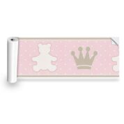 Faixa Decorativa Urso Rosa