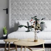 Adesivo Geométrico Triangulo 3D prata Dcorando