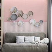 Decoração de parede com Adesivo Poá Dcorando