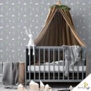 Dcorando Coleção Ambiente Decorado Infantil Cinza Cacto com cabana