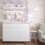 Papel de Parede Adesivo Ambiente Decorado Unic Rosa DC0005