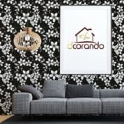 Papel de parede adesivo FLORAL Dcorando REVFLO03-3