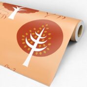 Papel de parede adesivo FLORAL Dcorando REVFLO36