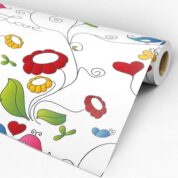 Papel de parede adesivo FLORAL Dcorando REVFLO87