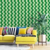 Ambiente decorado com Adesivo Geométrico Dcorando