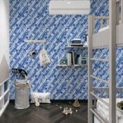 Quarto de menino decorado com Adesivo de Geométrico Dcorando