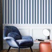 Adesivo de Parede Dcorando Listrado azul