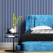 Adesivo de Parede Dcorando Listrado azul