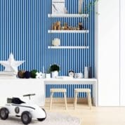 Adesivo de Parede Dcorando Listrado azul