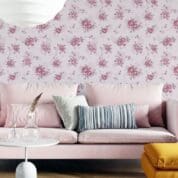 Adesivo de Parede Dcorando Floral flores com arabesco