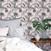 Adesivo de Parede Dcorando Floral flores rosas