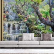 Painel Fotográfico Dcorando Cachoeira Kanchanaburi