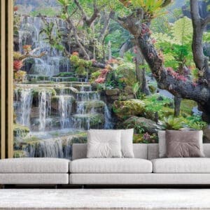 Painel Fotográfico Dcorando Cachoeira Kanchanaburi