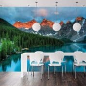 Painel Fotográfico de Parede Dcorando Parque Nacional Banff