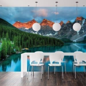 Painel Fotográfico de Parede Dcorando Parque Nacional Banff