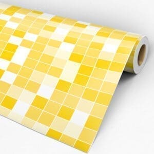 Adesivo de parede Dcorando Pastilha amarelo gema