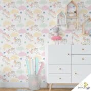 Dcorando Ambiente Decorado Unicórnio Branco