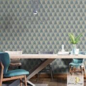 Dcorando Coleção Ambiente Decorado Cubis Blue