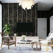 Dcorando Coleção Ambiente Decorado Florais Gold