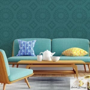 Dcorando Coleção Ambiente Decorado Mandala Blue