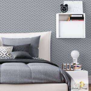 Dcorando Coleção Ambiente Decorado Zig Trace Gray