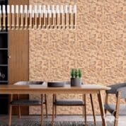 Adesivo Geométrico 3D Creme Dcorando