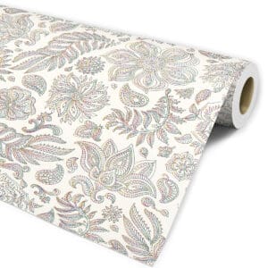 Papel de Parede Flor Multicolor Para Sala e Quarto Dcorando