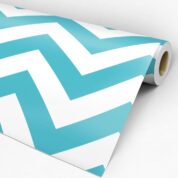 Adesvo Chevron Verde e branco Dcorando
