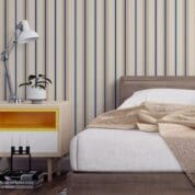 Adesivo Listrado Dcorando Marrom e azul