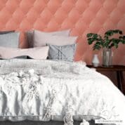 Adesivo Papel de Parede Capitonê Salmão Dcorando