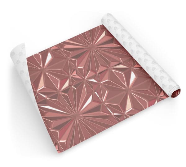 Papel de Parede Cozinha e Banheiro 3D Rose Lavável Dcorando