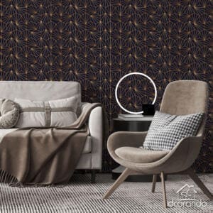 Papel de Parede Linhas Geométricas Dcorando