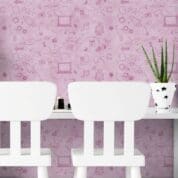 Papel de Parede Quarto Menina Social Media