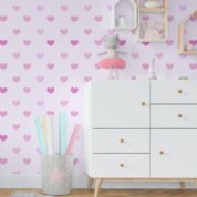 Papel De Parede Coração Para Quarto De Menina