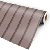 Papel De Parede Ripado Liso Marrom 3 Metros