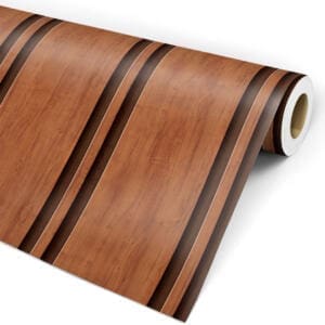 Papel De Parede Ripado Largo Cedrinho 3 Metros