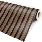 Papel Adesivo Parede Ripado Pinus Marrom Escuro - Dcorando