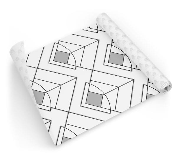 Papel adesivo de parede lavável para cozinha e banheiro Dcorando