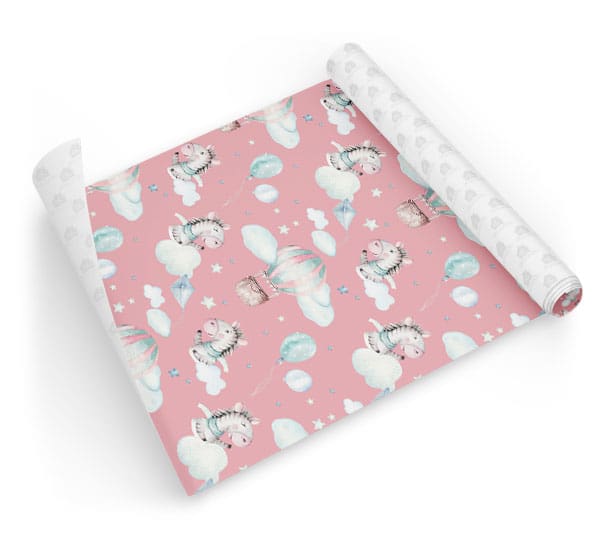 Papel Adesivo Infantil Rosa Dcorando Quarto Menina