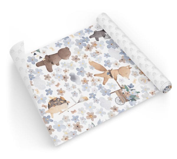 Papel Infantil Adesivo Bichinhos Fofos Para Quarto Menina