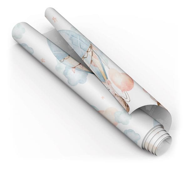 Papel de parede adesivo Infantil Ursinho Quarto Bebê Aquarela Dcorando