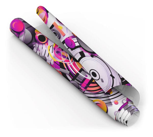 Papel Adesivo Dcorando Para Quarto De Menina Abstrato Moderno Colorido