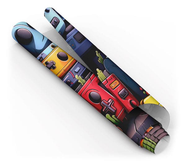 Papel De Parede Gamer Colorido Dcorando Quarto Adolescente