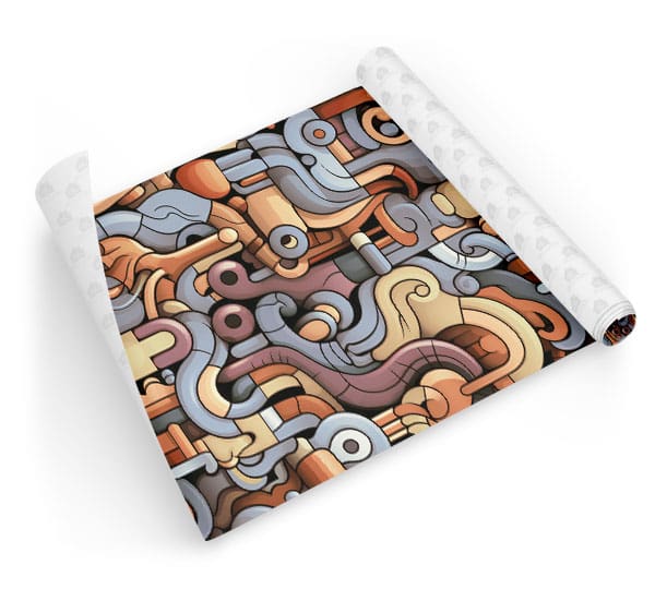 Papel Infantil Abstrato Moderno Dcorando